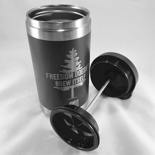 DEL Steel Travel Press 20oz